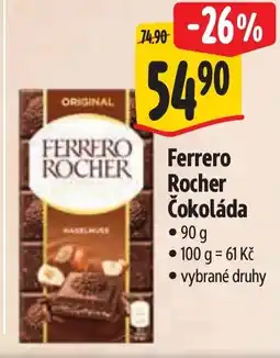 Albert Ferrero Rocher Čokoláda nabídka