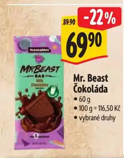 Albert Mr. Beast Čokoláda nabídka