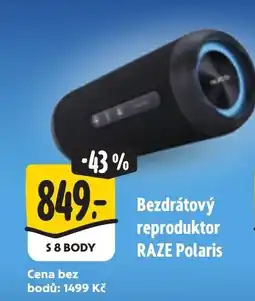 Albert Bezdrátový reproduktor RAZE Polaris nabídka