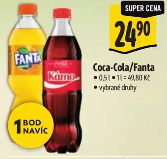 Albert Coca-Cola/Fanta nabídka