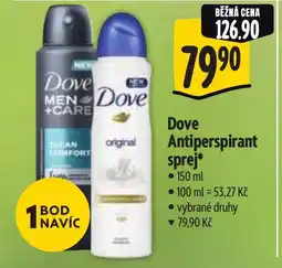 Albert DOVE Antiperspirant sprej nabídka