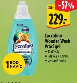Albert Coccolino Wonder Wash Prací gel nabídka