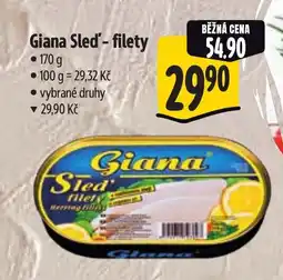 Albert Giana Sled-filety nabídka