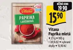 Albert Vitana Paprika mletá nabídka