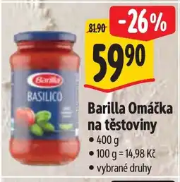 Albert Barilla Omáčka na těstoviny nabídka