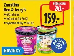 Albert Ben & jerry´s zmrzlina nabídka