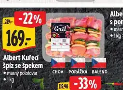 Albert Kuřecí špíz se špekem nabídka