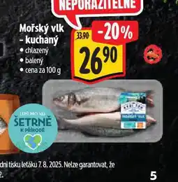 Albert Mořský vlk kuchaný nabídka