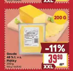 Billa Gouda 48% plátky nabídka