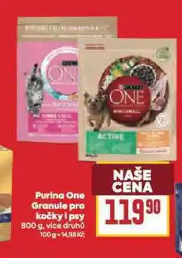 Billa Purina one granule pro psy nabídka