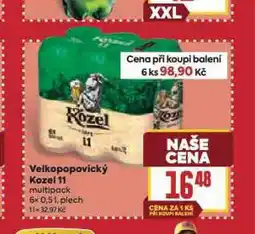 Billa Pivo velkopopovický kozel 11 nabídka