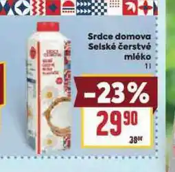 Billa Selské čerstvé mléko nabídka