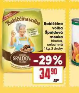 Billa Špaldová mouka nabídka
