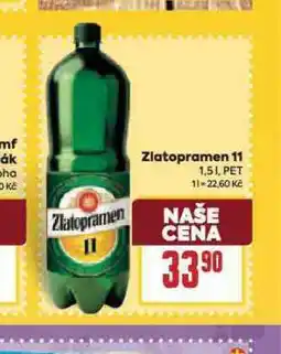 Billa Pivo zlatopramen 11 nabídka