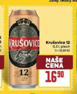 Billa Pivo krušovice 12 královský ležák nabídka