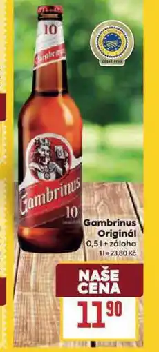 Billa Pivo gambrinus originál nabídka