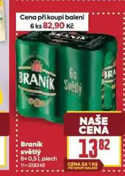 Billa Pivo braník nabídka