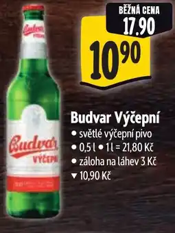 Albert Budvar Výčepní nabídka