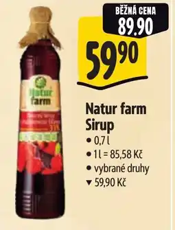 Albert Natur farm Sirup nabídka