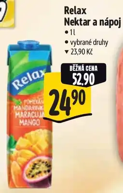 Albert Relax Nektar a nápoj nabídka