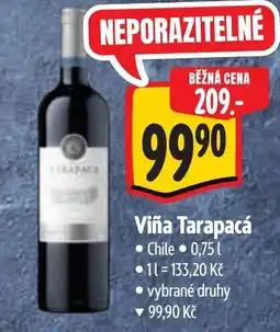 Albert Viña Tarapacá nabídka