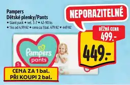 Albert PAMPERS Dětské plenky/Pants nabídka