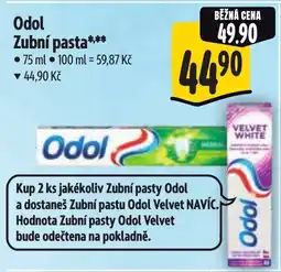 Albert Odol Zubní pasta nabídka