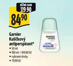 Albert GARNIER Kuličkový antiperspirant nabídka