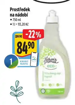 Albert Nature's Promise eco- Prostředek na nádobí nabídka