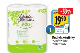Albert Nature's Promise eco Kuchyňské utěrky nabídka