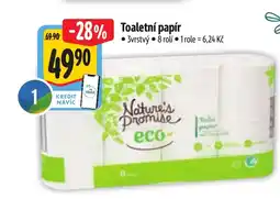 Albert Nature's Promise eco Toaletní papír nabídka