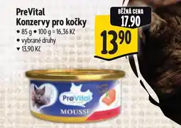 Albert PreVital Konzervy pro kočky nabídka