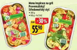Albert Menu inspirace na gril Provensálský/ Středomořský styl nabídka