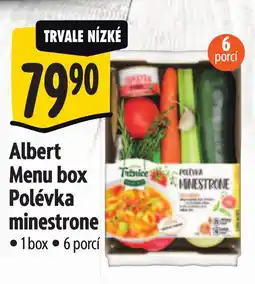Albert Albert Menu box Polévka minestrone nabídka