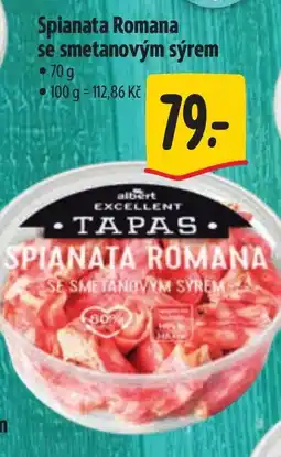Albert Spianata Romana se smetanovým sýrem nabídka