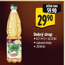 Albert Dobrý sirup nabídka
