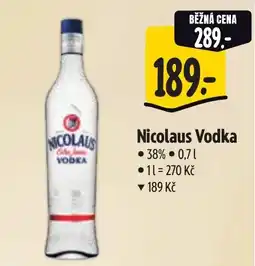 Albert Nicolaus Vodka nabídka