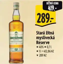 Albert Stará žitná myslivecká Reserve nabídka