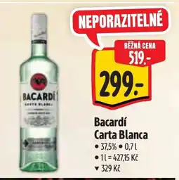 Albert BACARDI Carta Blanca nabídka