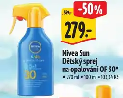 Albert NIVEA Sun Dětský sprej na opalování OF 30 nabídka