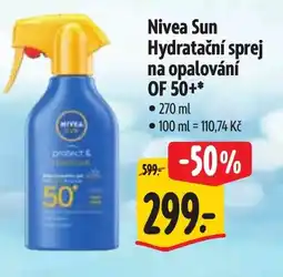 Albert NIVEA Sun Hydratační sprej na opalování OF 50+ nabídka