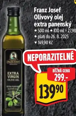 Albert Franz Josef Olivový olej extra panenský nabídka