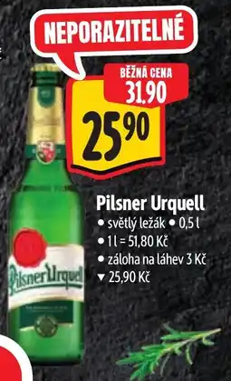 Albert Pilsner Urquell nabídka