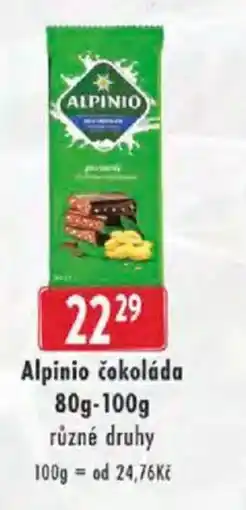 Astur&Qanto Alpinio čokoláda nabídka