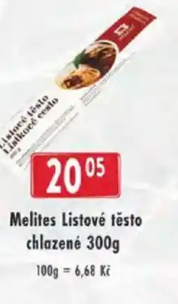 Astur&Qanto Melites Listové těsto chlazené nabídka
