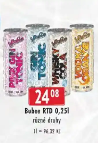 Astur&Qanto Bubee RTD nabídka