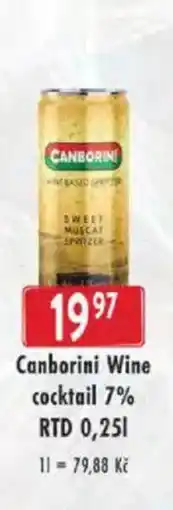 Astur&Qanto Canborini Wine cocktail 7% RTD nabídka