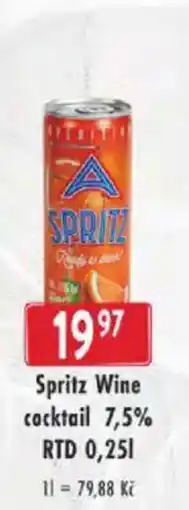 Astur&Qanto Spritz Wine cocktail 7,5% RTD nabídka