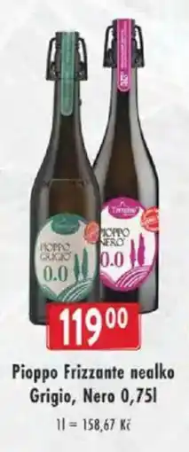 Astur&Qanto Pioppo Frizzante nealko Grigio, Nero nabídka
