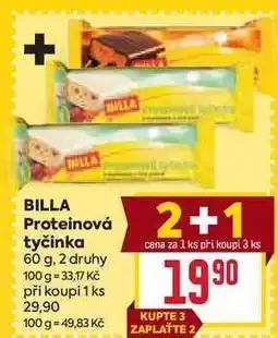 Billa BILLA Proteinová tyčinka 60 g nabídka